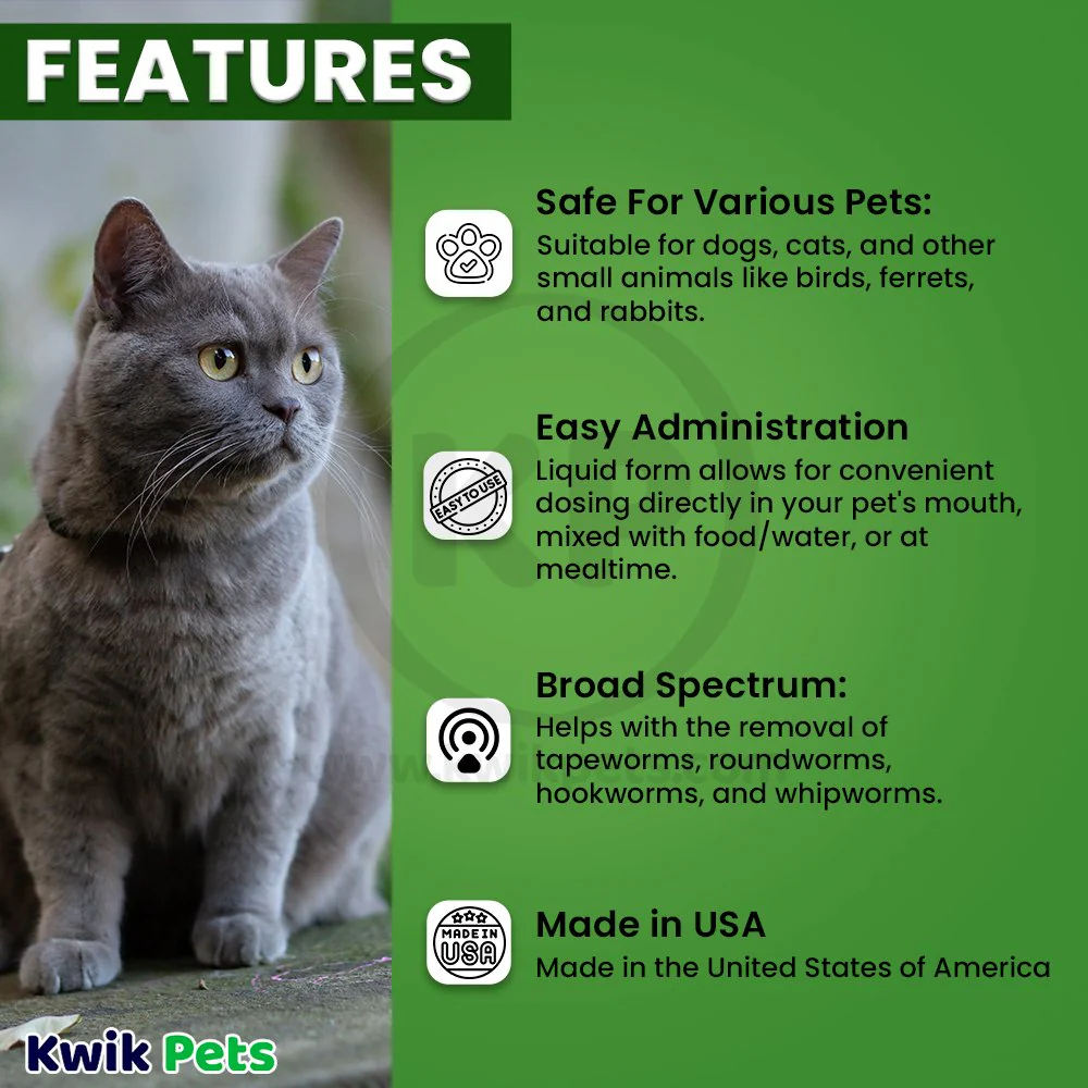 HomeoPet WRM Clear Dewormer for All Pets 15 ml - Image 3