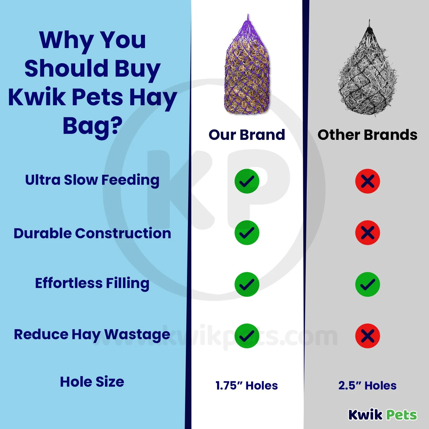 Kwik Pets Horse Hay Bag Black 42-in - Image 8