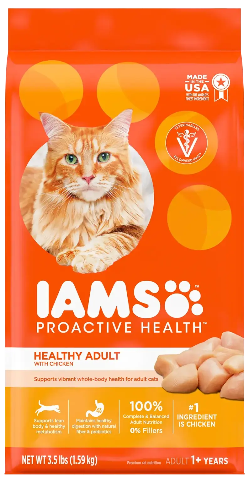 IAMS Proactive Health Adult Dry Cat Food Chicken 3.5-lb