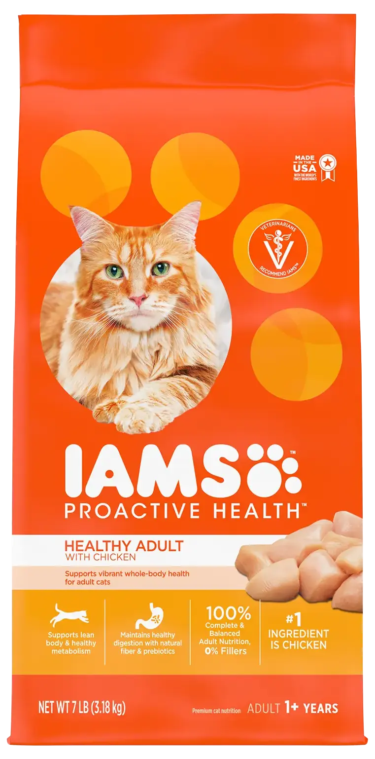 IAMS Proactive Health Adult Dry Cat Food Chicken 7-lb