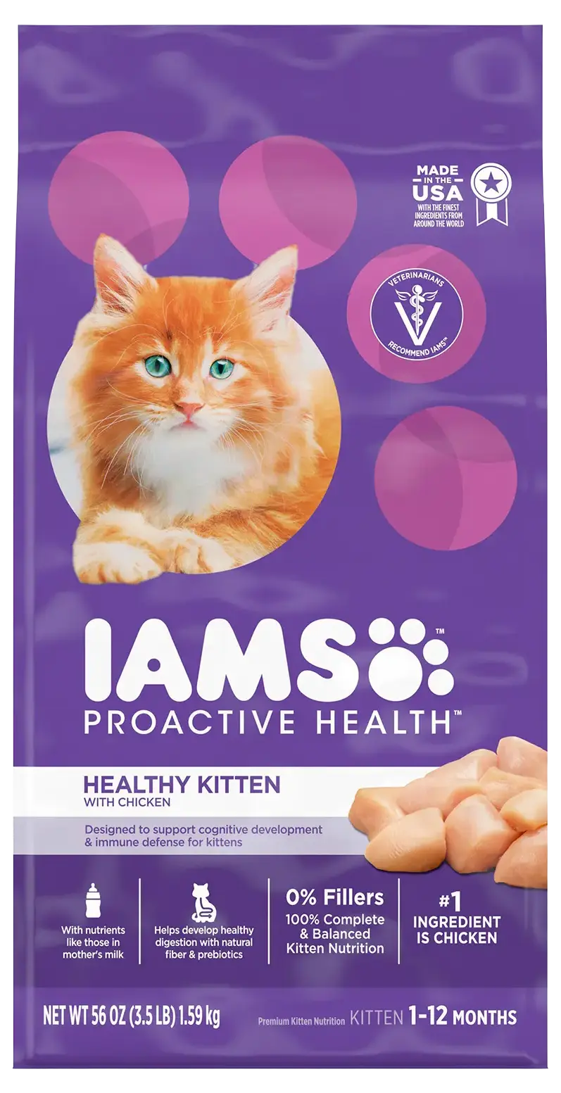 IAMS Proactive Health Kitten Dry Cat Food Chicken 3.5-lb