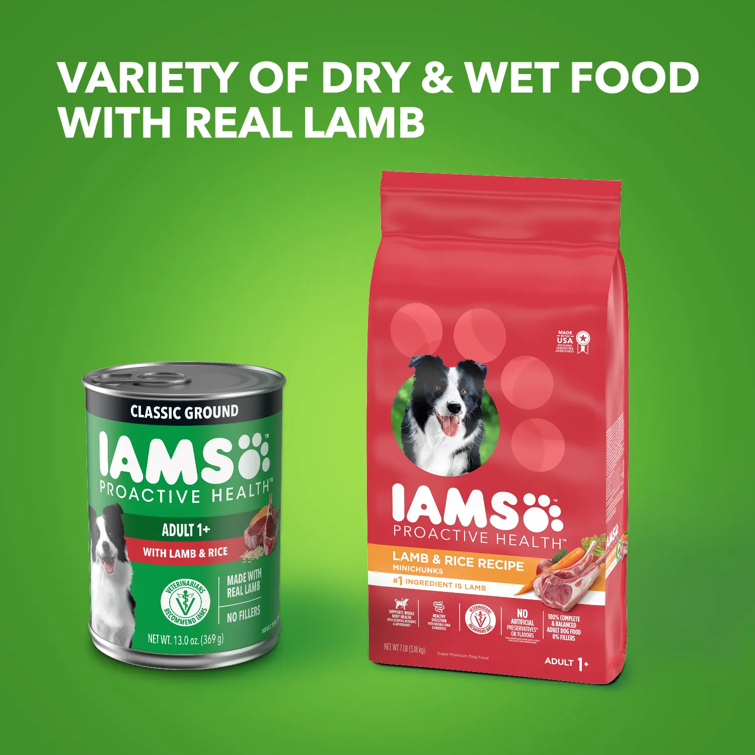 IAMS Proactive Health Adult Wet Dog Food Pate with Lamb & Rice 6 Count 13-oz - Image 11