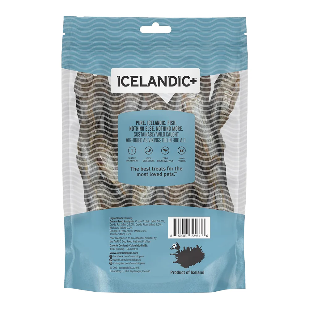 Icelandic+ Herring Whole Fish Dog Treats 3-oz - Image 2
