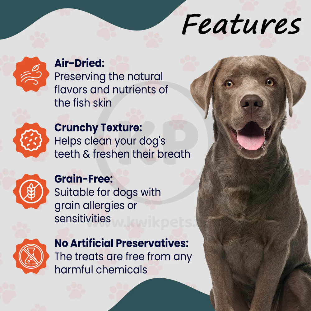 Icelandic+ Redfish Skin Rolls Natural Dog Treats 3-oz - Image 3