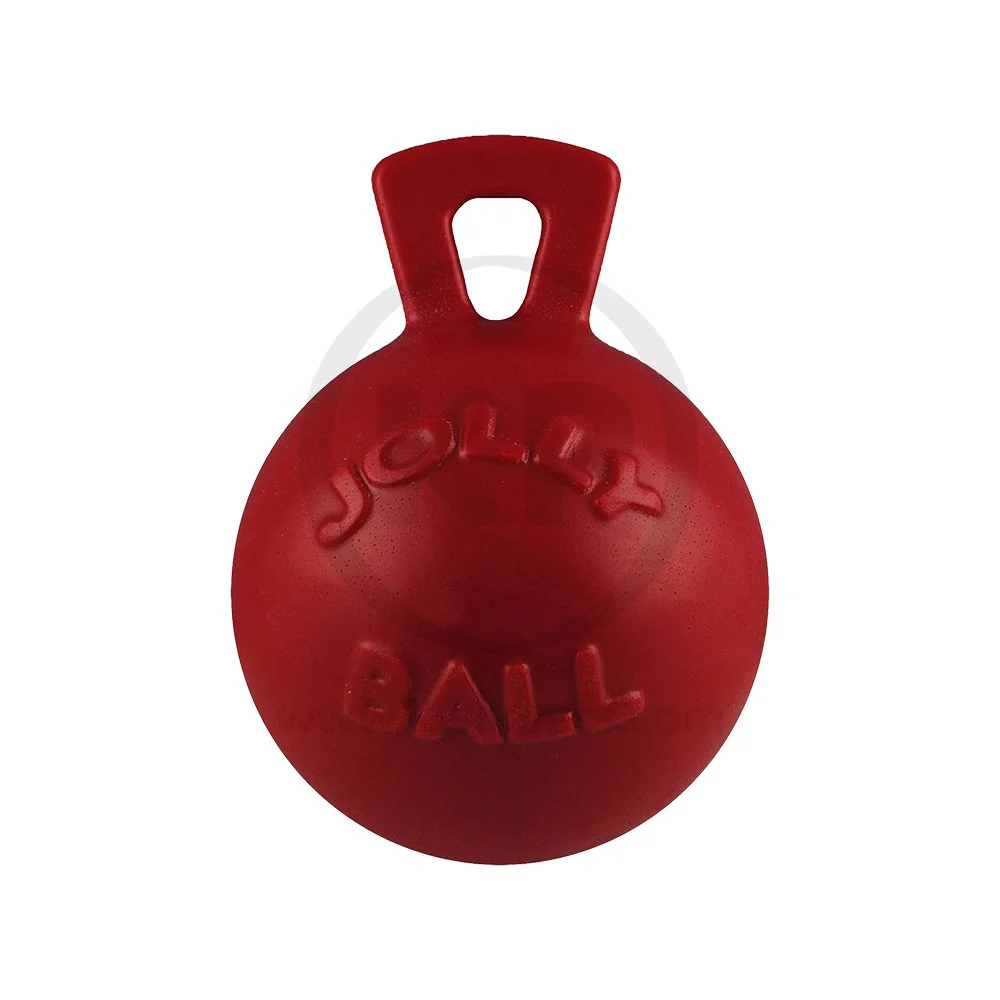 Jolly Pet Tug-n-Toss Mini Dog Toy Red Large 4-in - Image 4