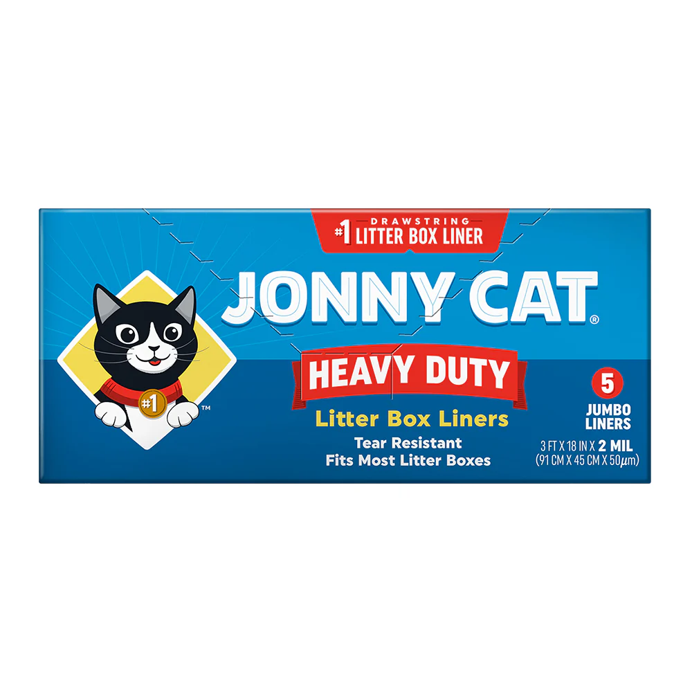 Jonny Cat Drawstring Litter Box Liners Jumbo 5 Count