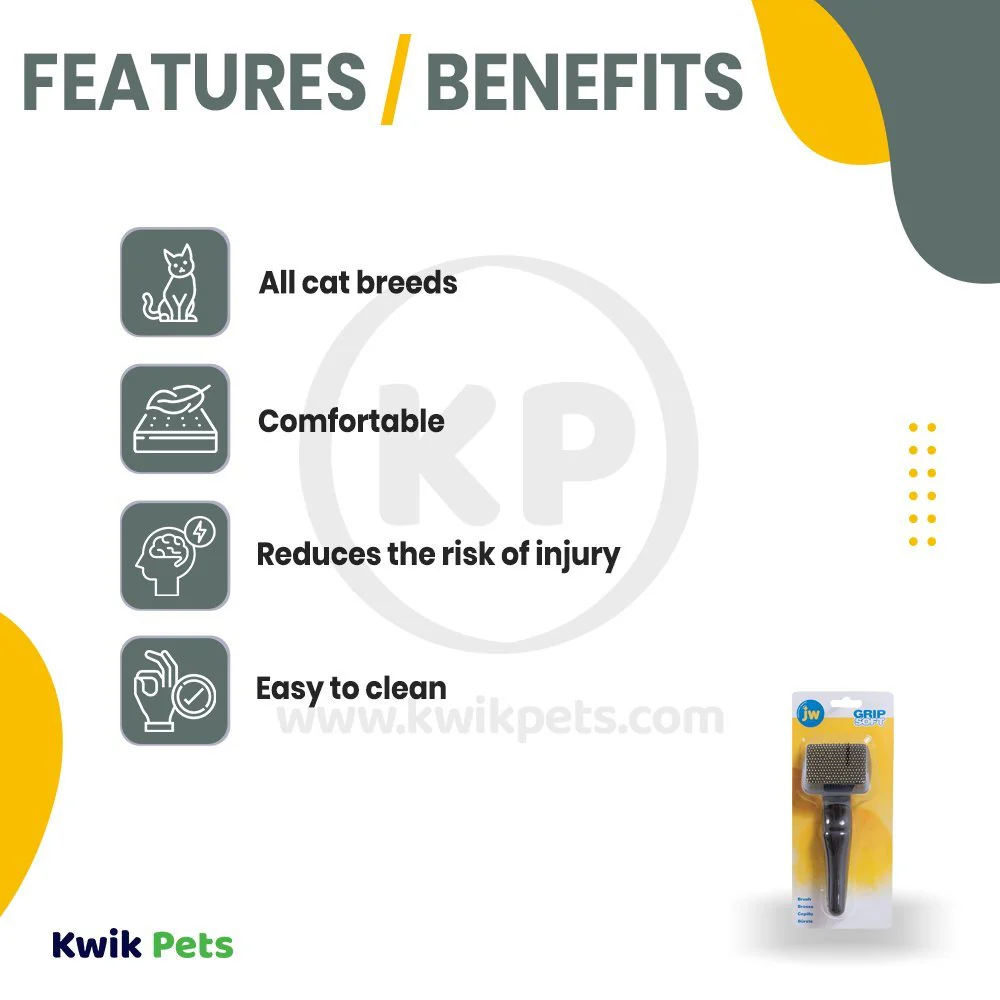 JW Pet GripSoft Cat Brush - Image 2