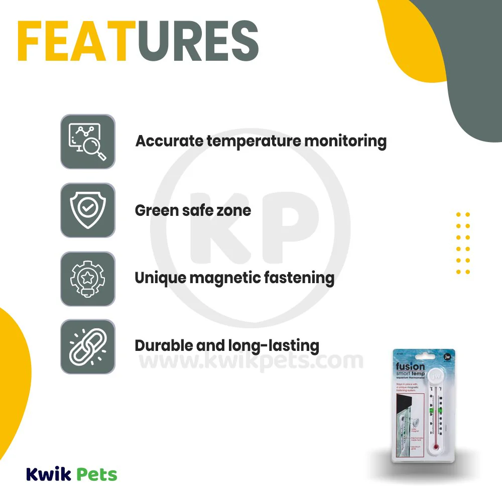 JW Pet Fusion Smart Temp Aquarium Thermometer - Image 2