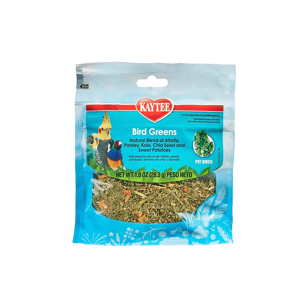 Kaytee Bird Greens Treat for All Pet Birds 1-oz