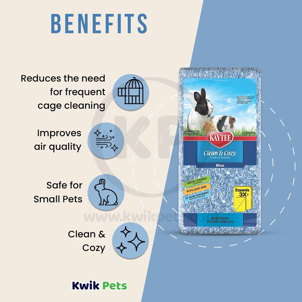 Kaytee Clean & Cozy Extreme Odor Control Small Animal Bedding 24.6 Liters - Image 3