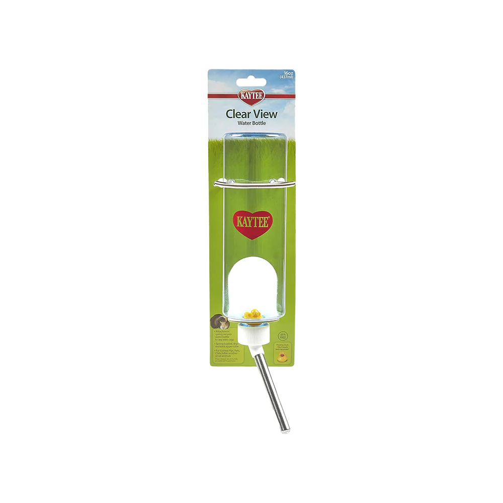 Kaytee Clear Water Bottle for Small Pets 16-oz