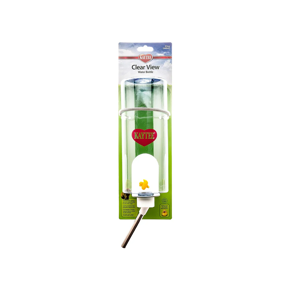 Kaytee Clear Water Bottle for Small Pets 32-oz
