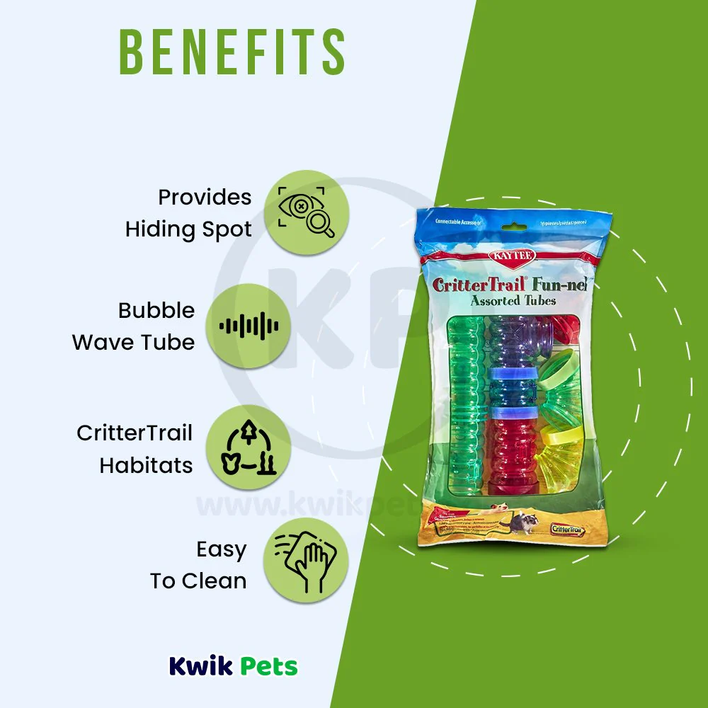 Kaytee CritterTrail Fun-nels Value Pack Assorted Tubes 16 Count - Image 4