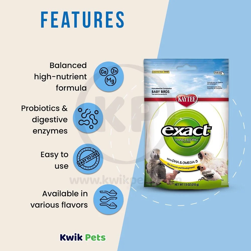 Kaytee Exact Handfeeding Formula for Baby Birds 7.5-oz - Image 3