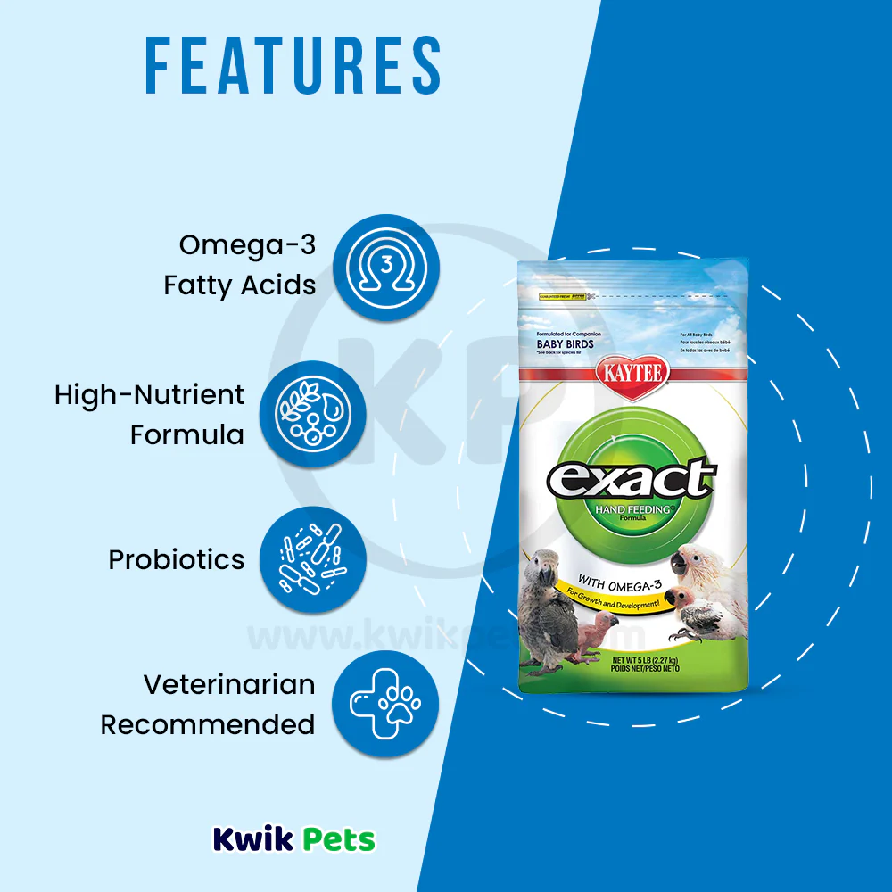 Kaytee Exact Handfeeding Formula for Baby Birds 5-lb - Image 2