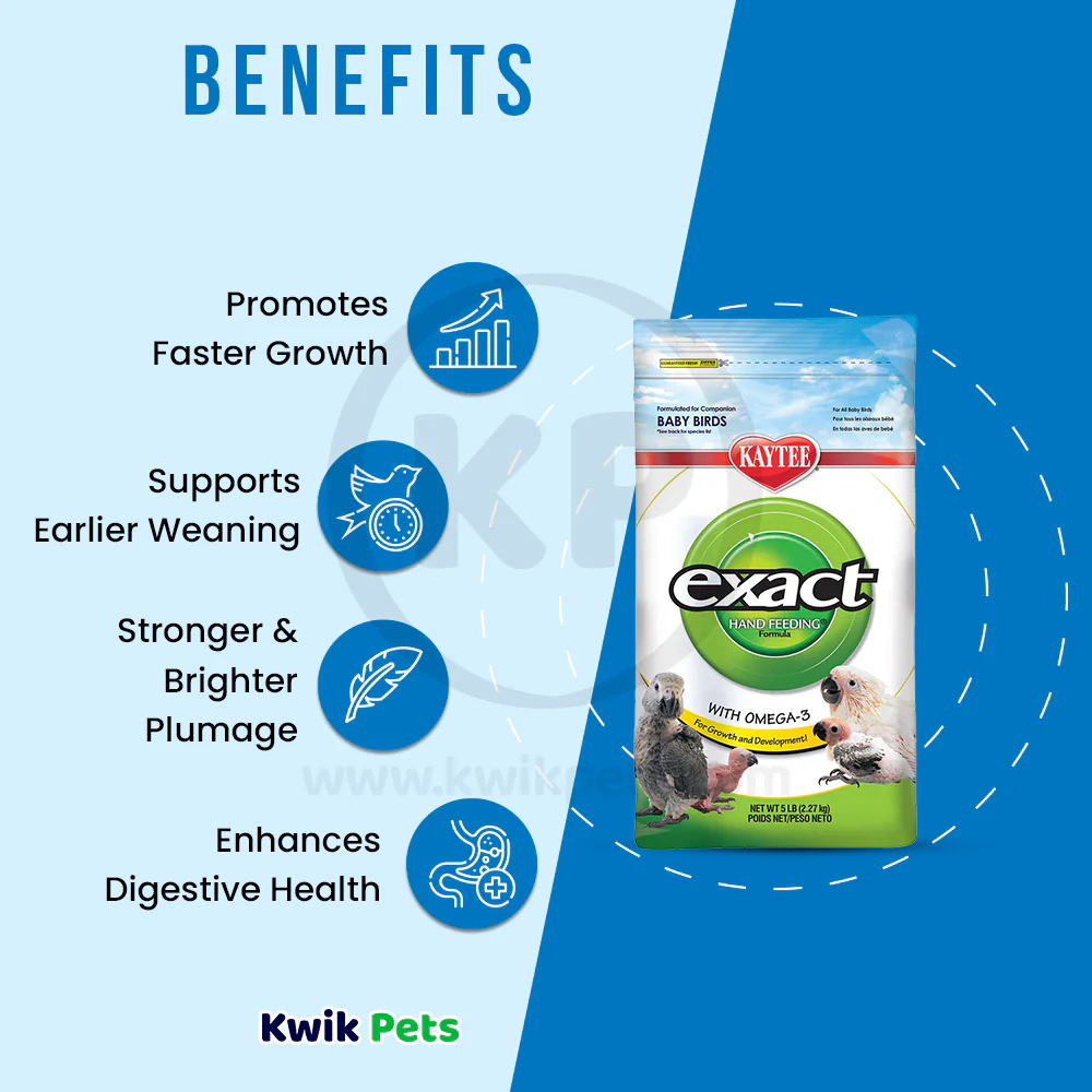 Kaytee Exact Handfeeding Formula for Baby Birds 5-lb - Image 3
