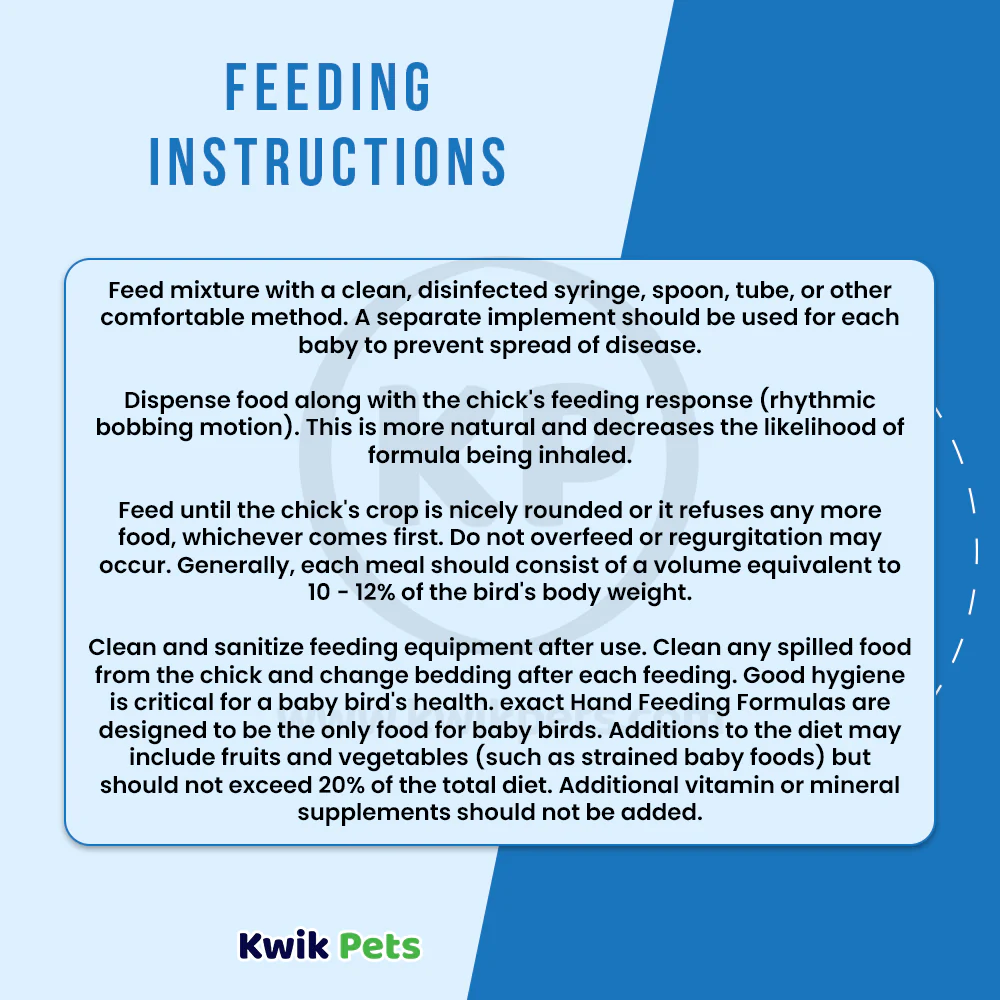 Kaytee Exact Handfeeding Formula for Baby Birds 5-lb - Image 5