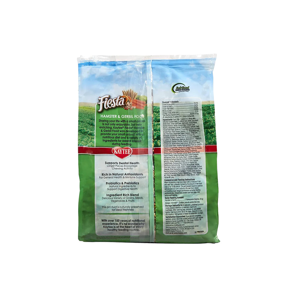 Kaytee Fiesta Hamster & Gerbil Food 2.5-lb - Image 2