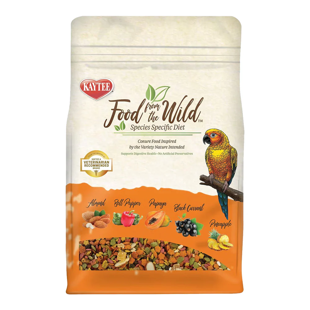 Kaytee Food from the Wild Conure Pet Bird Food 2.5-lb