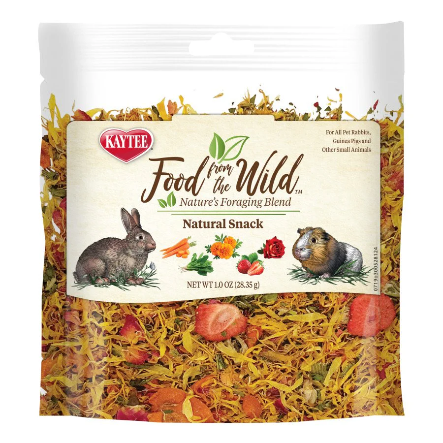 Kaytee Food from the Wild Natural Snack Rabbit & Guinea Pig Treats 1-oz