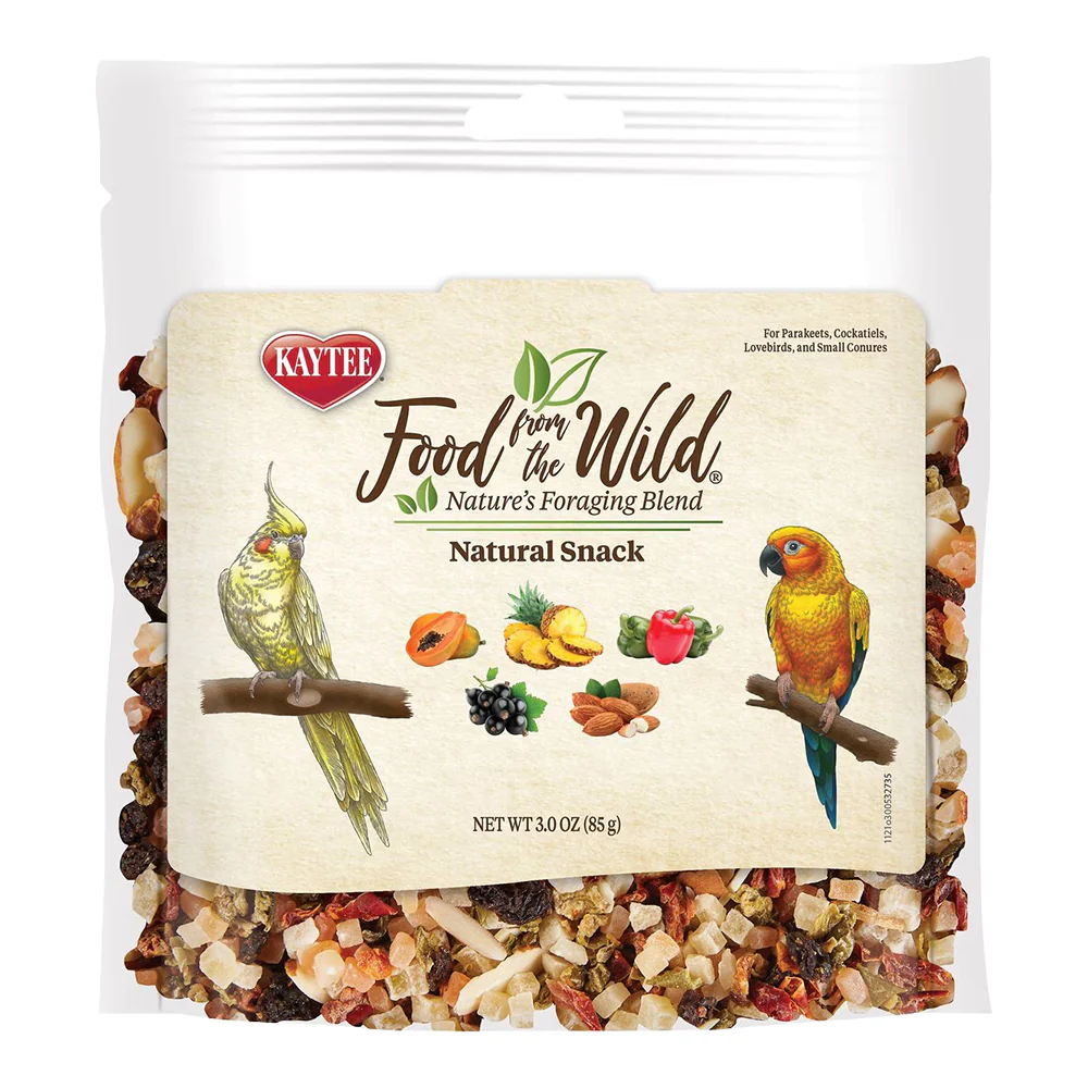 Kaytee Food from the Wild Natural Snack Small Pet Bird Treats 3-oz