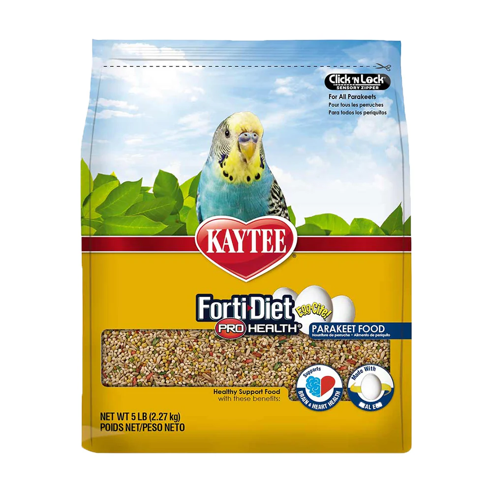 Kaytee Forti-Diet Pro Health Egg-Cite Parakeet Food 5-lb