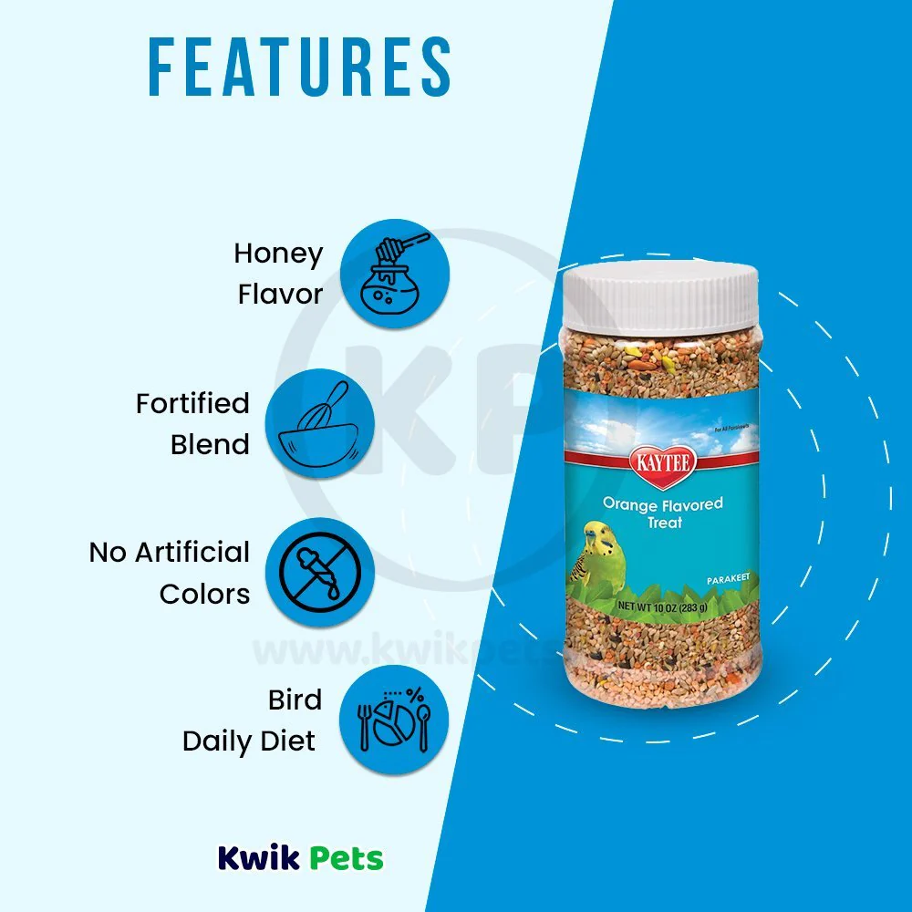 Kaytee Orange Flavored Parakeet Bird Treat 10-oz - Image 3