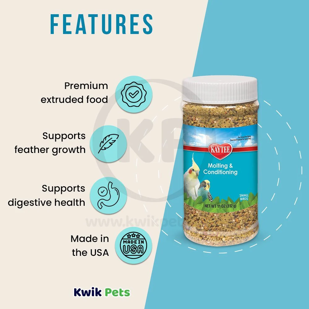 Kaytee Molting & Conditioning Jar for All Pet Birds 11-oz - Image 3