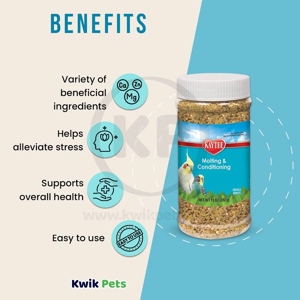 Kaytee Molting & Conditioning Jar for All Pet Birds 11-oz - Image 4