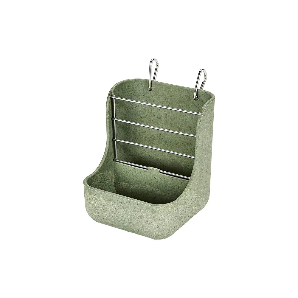 Kaytee Hay & Food Bin Feeder with Quick Locks 5.75 in X 6 in X 7 in - Image 2