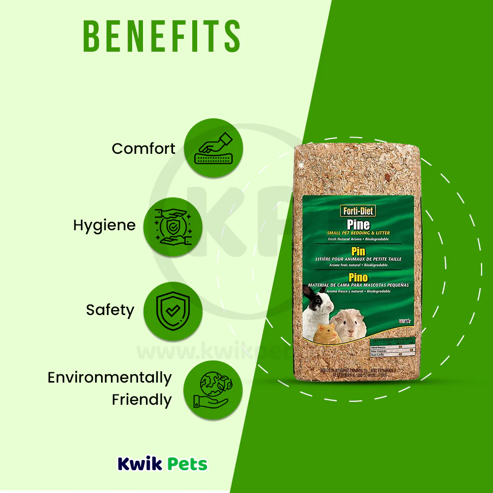 Kaytee Natural Pine Bedding & Litter for Small Animals 19.7 Liters - Image 3