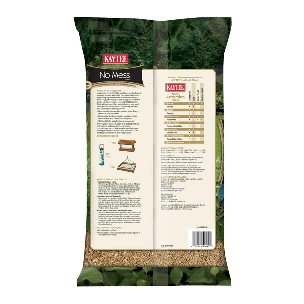 Kaytee No Mess Blend Wild Bird Food 10-lb - Image 2