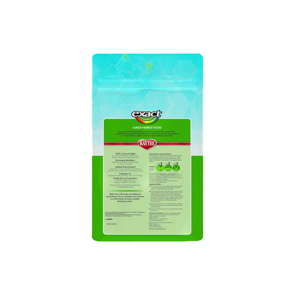 Kaytee Exact Rainbow Large Parrot Food 4-lb - Image 2
