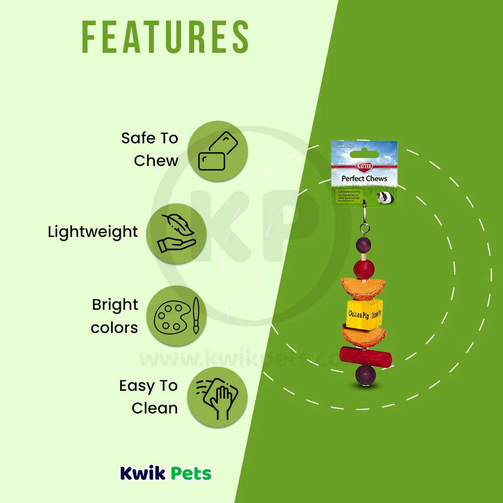 Kaytee Perfect Chews Guinea Pig Toy 1 in X 2.5 in X 9.3 in - Image 3