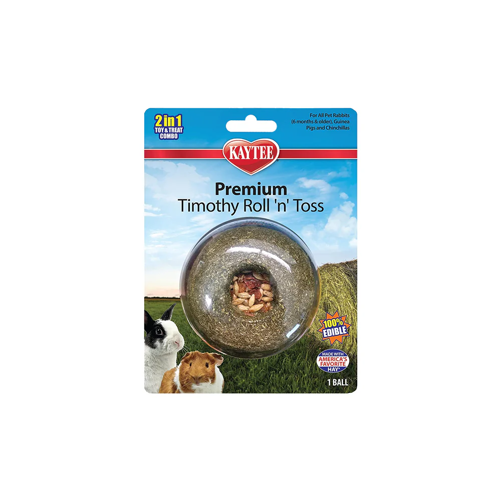Kaytee Premium Timothy Roll'n'Toss Small Animal Treats