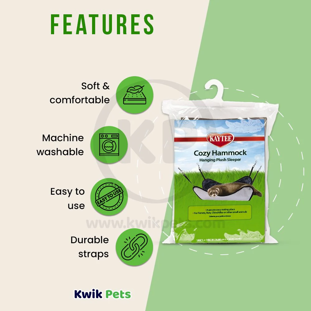 Kaytee Simple Sleeper Cozy Hammock for Small Animals - Image 2
