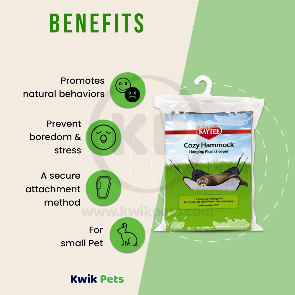 Kaytee Simple Sleeper Cozy Hammock for Small Animals - Image 3