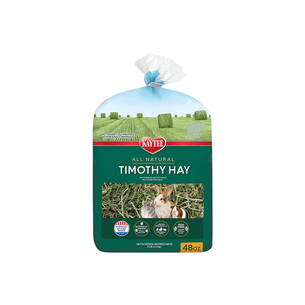 Kaytee All Natural Timothy Hay for Small Animals 48-oz