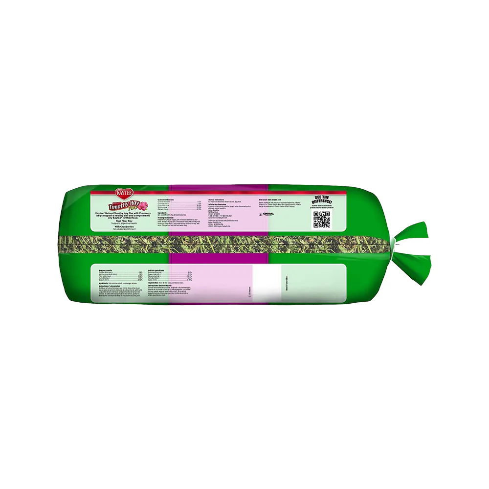 Kaytee Timothy Hay Plus Cranberries for Small Animals 24-oz - Image 2