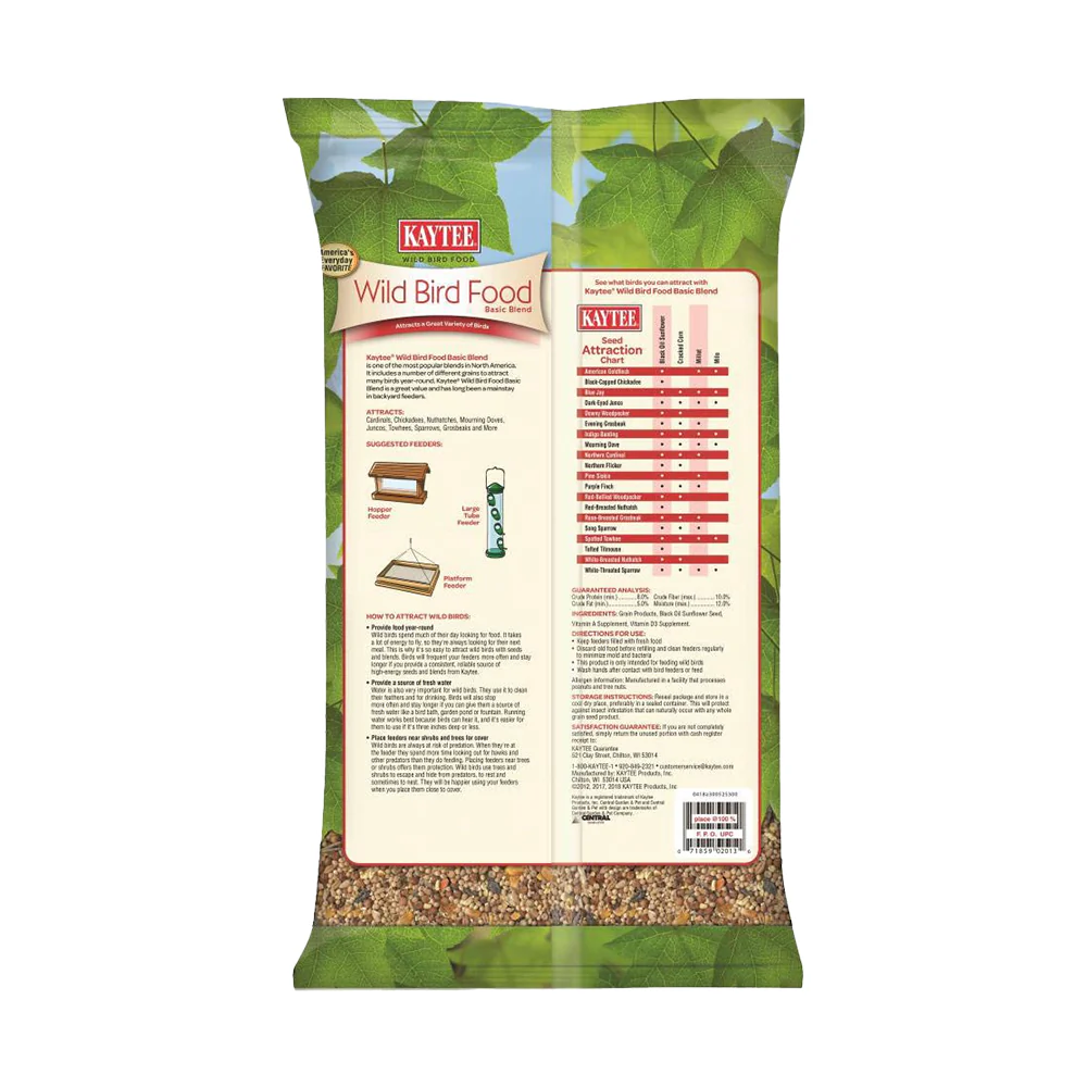 Kaytee Basic Blend Wild Bird Food 10-lb - Image 2