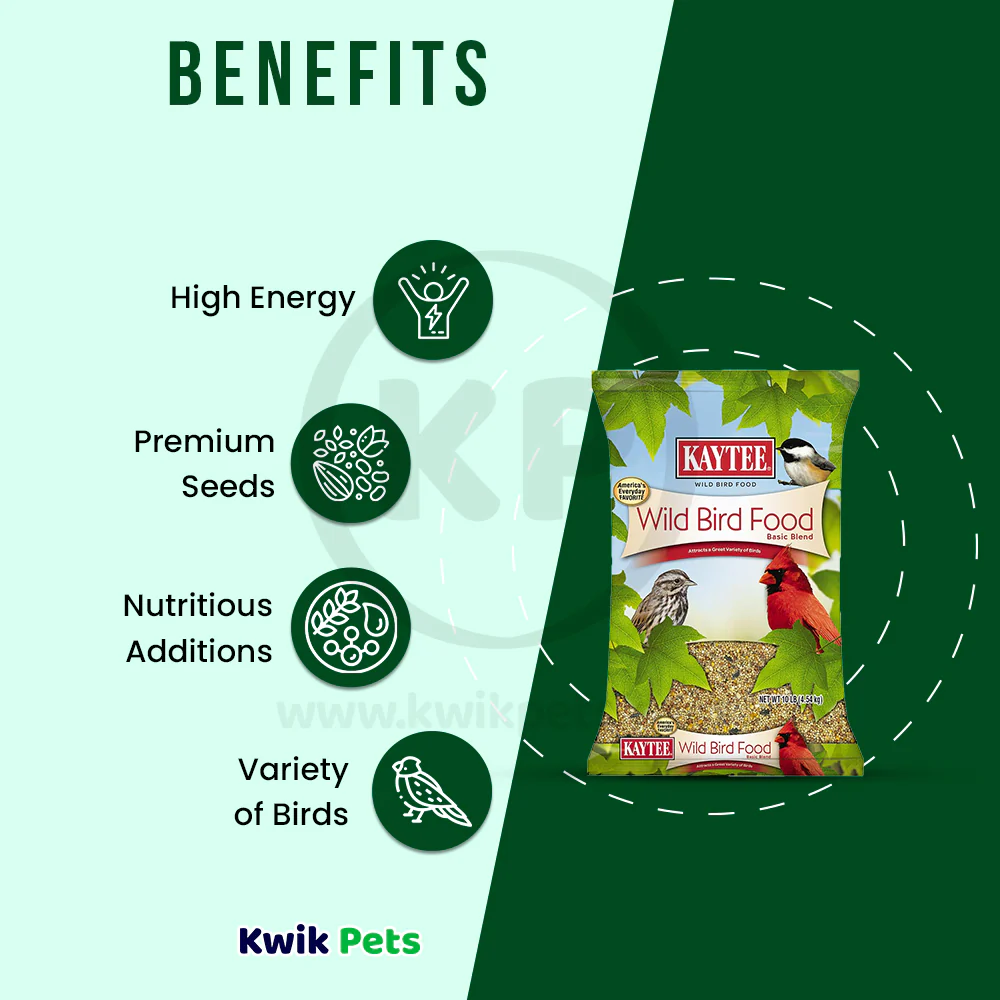 Kaytee Basic Blend Wild Bird Food 10-lb - Image 4