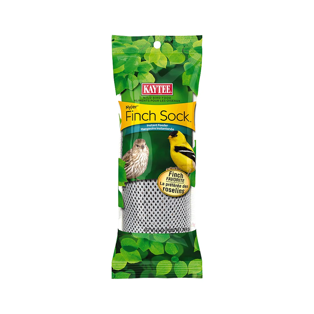 Kaytee Nyjer Finch Sock Wild Bird Food Instant Feeder 13-oz