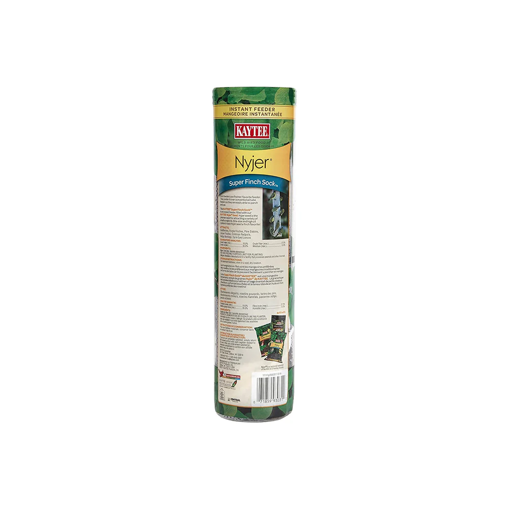 Kaytee Nyjer Super Finch Sock Wild Bird Food Instant Feeder 25-oz - Image 2