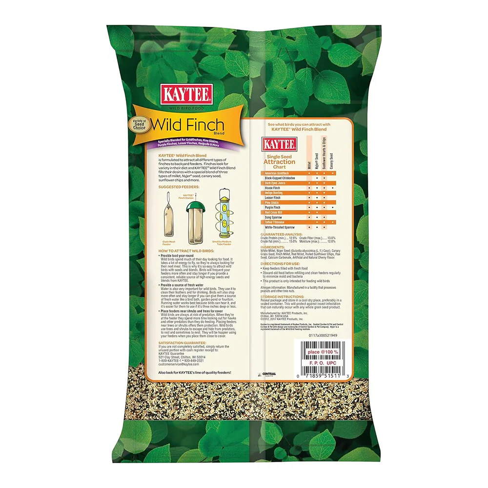 Kaytee Wild Finch Blend Wild Bird Food 3-lb - Image 2