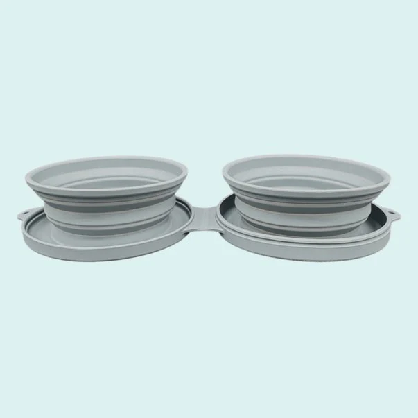Koira Collapsible Travel Silicone Dog Bowl Set