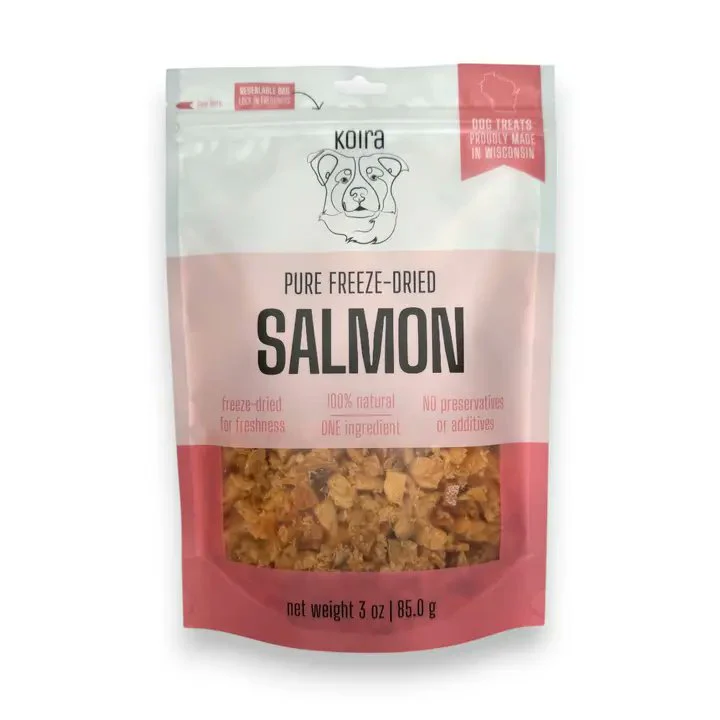 Koira Freeze-Dried Salmon Dog Treats 3-oz