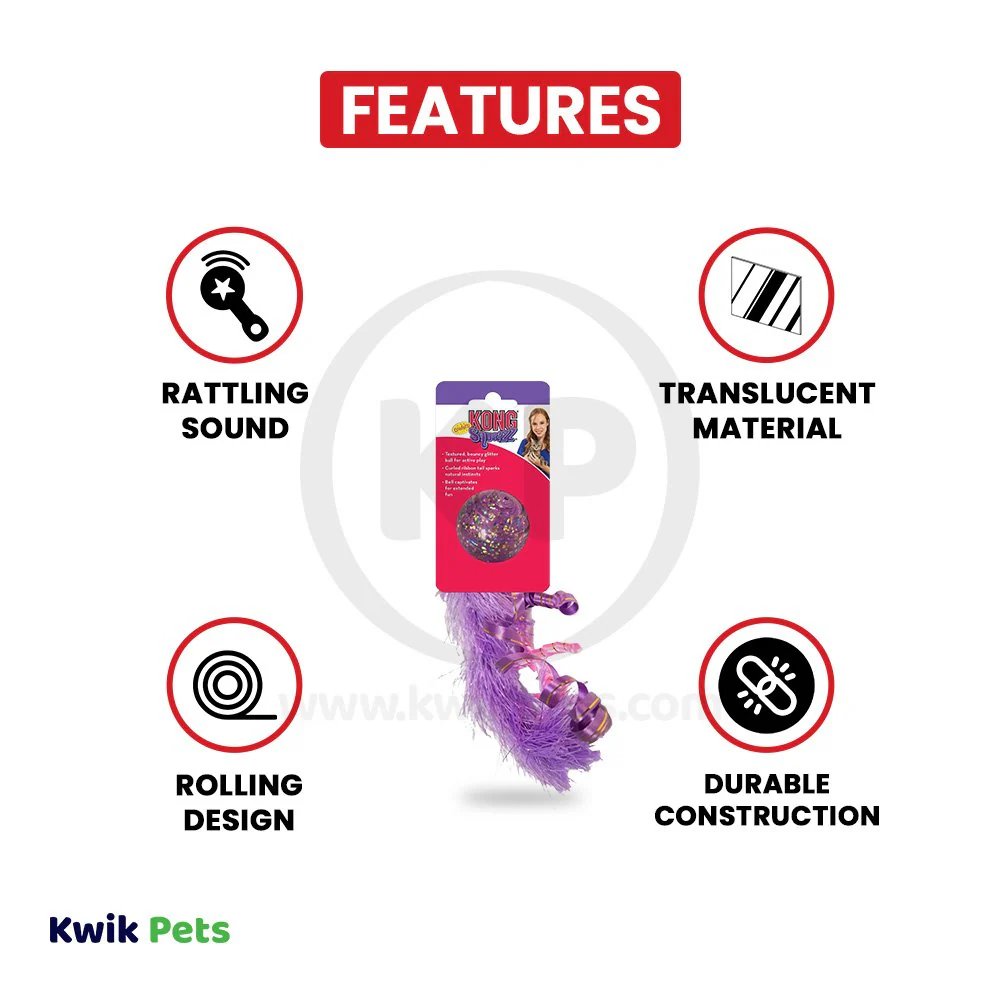 KONG Active Confetti Ball Cat Toy One Size - Image 2