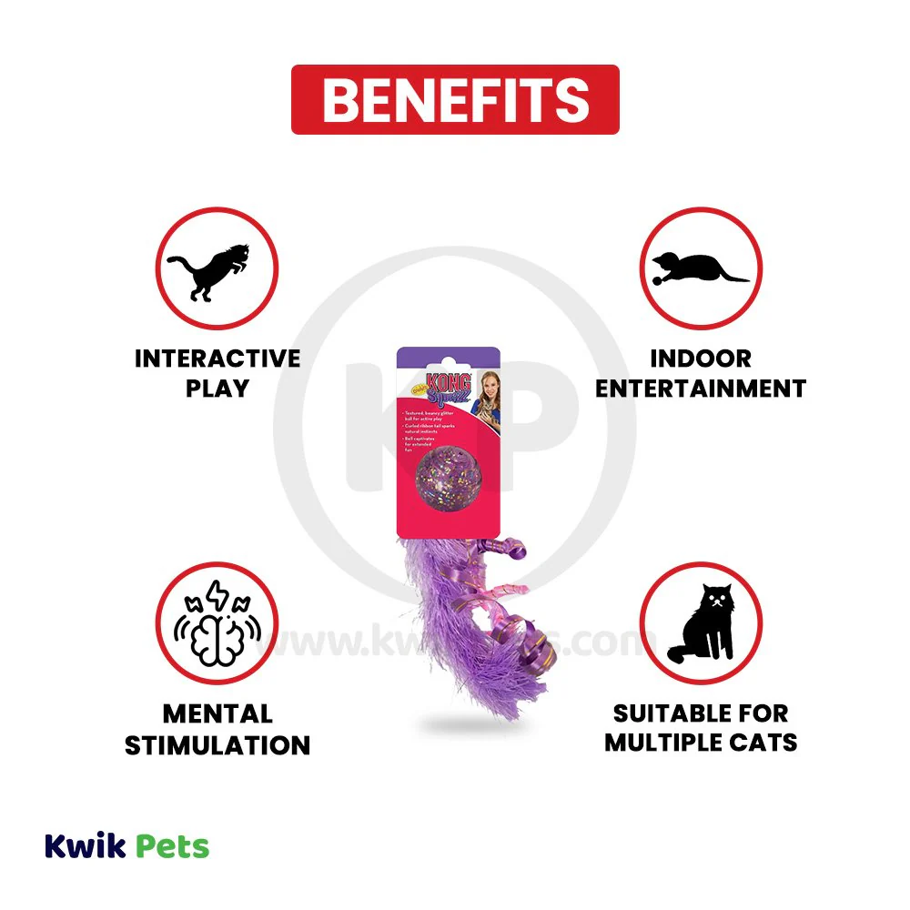 KONG Active Confetti Ball Cat Toy One Size - Image 3