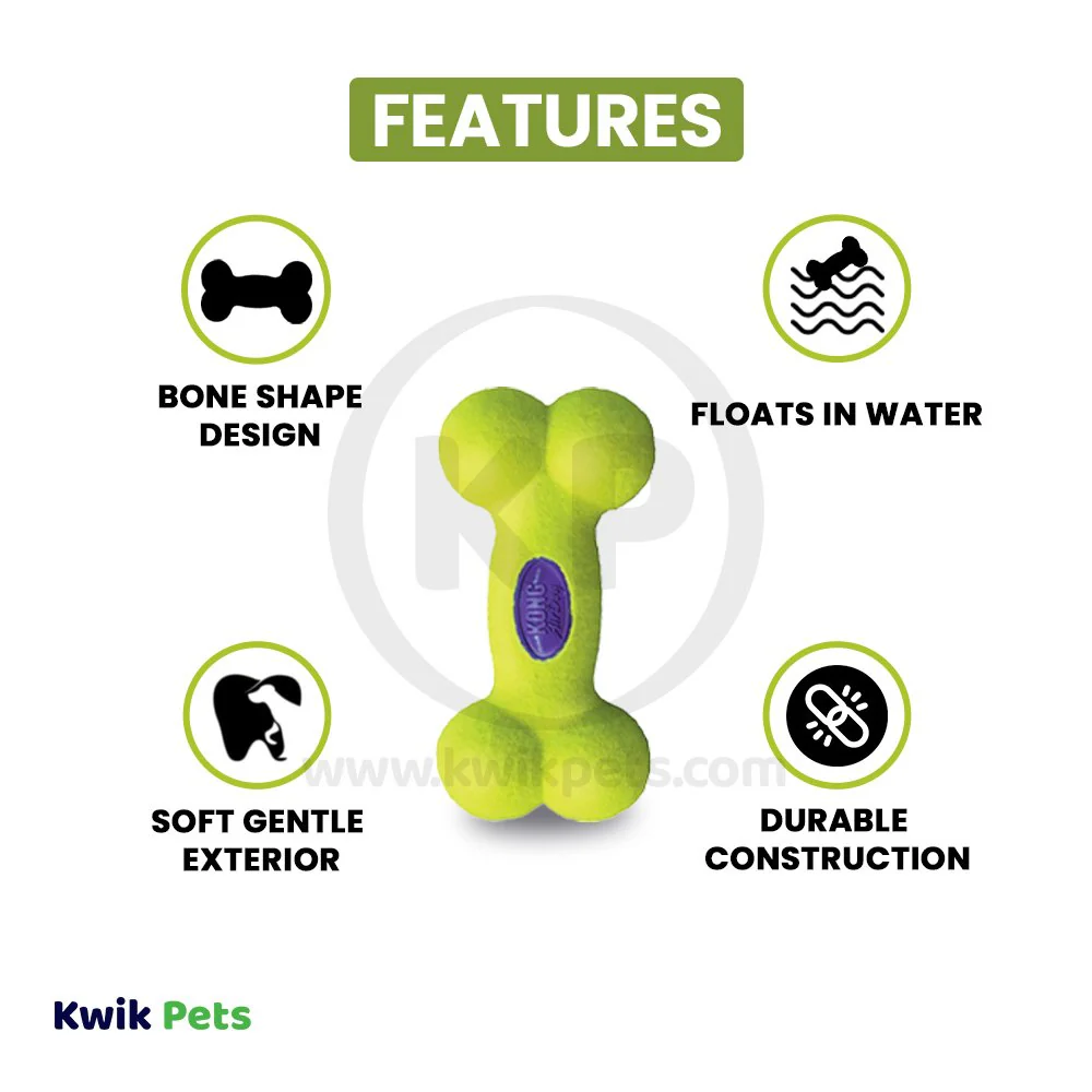 KONG Air Dog Squeaker Bone Dog Toy Medium - Image 3