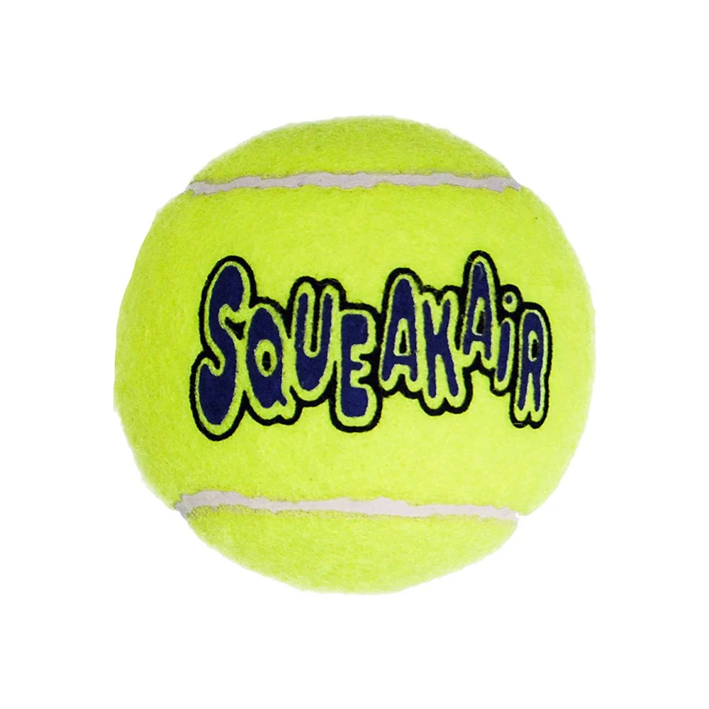 KONG Air Dog Squeakair Tennis Ball Dog Toy X-Small 3 Count - Image 4